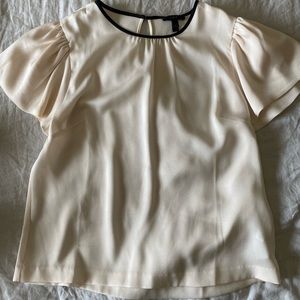 J. Crew Puff Sleeve Top, size 12